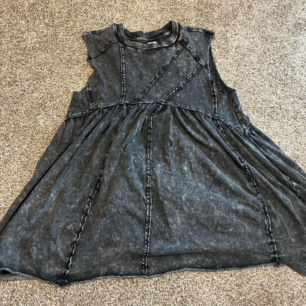 Urban-outfitters Women's Grey and Black Casual-dresses